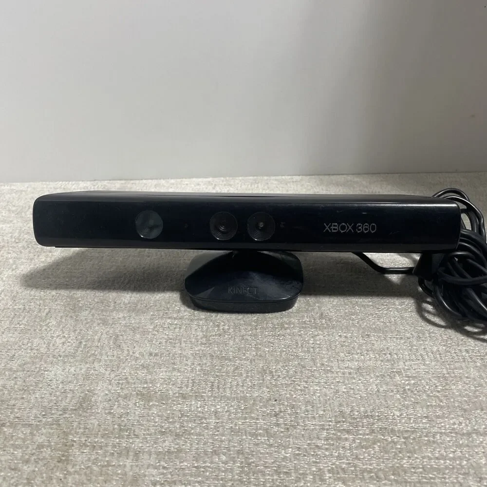 Genuine Microsoft Xbox 360 Kinect Sensor Bar Black Camera Tested And Working